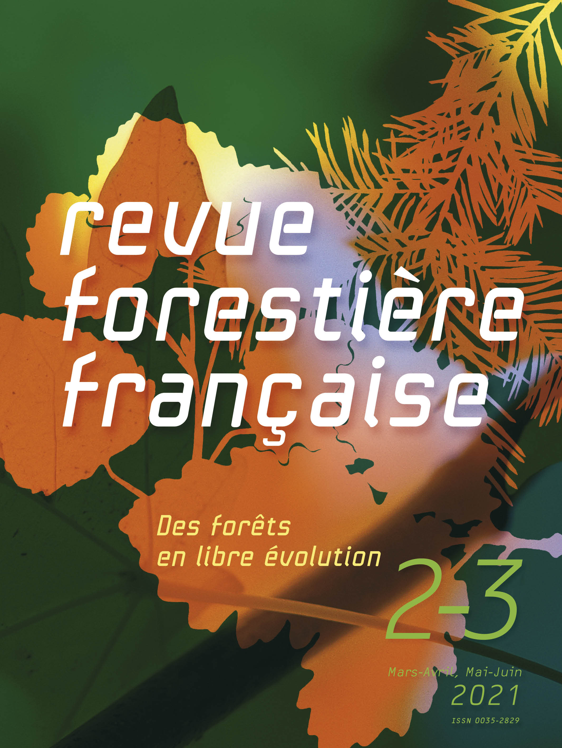 Couverture du numéro spécial de la Revue Forestière Française sur des forêts en libre évolution
